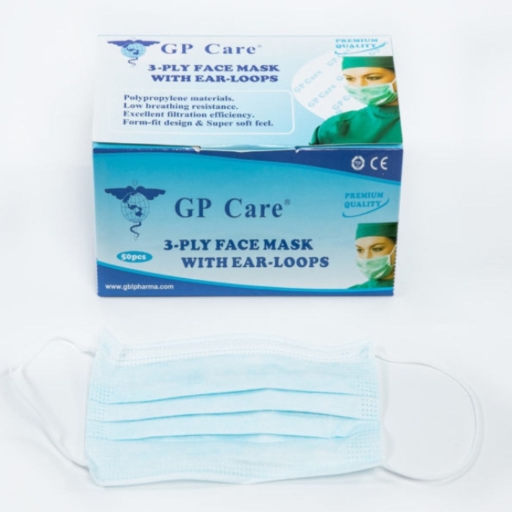 GP Care Face mask with Earloop, Box/50s PFE>95 (widely use in local