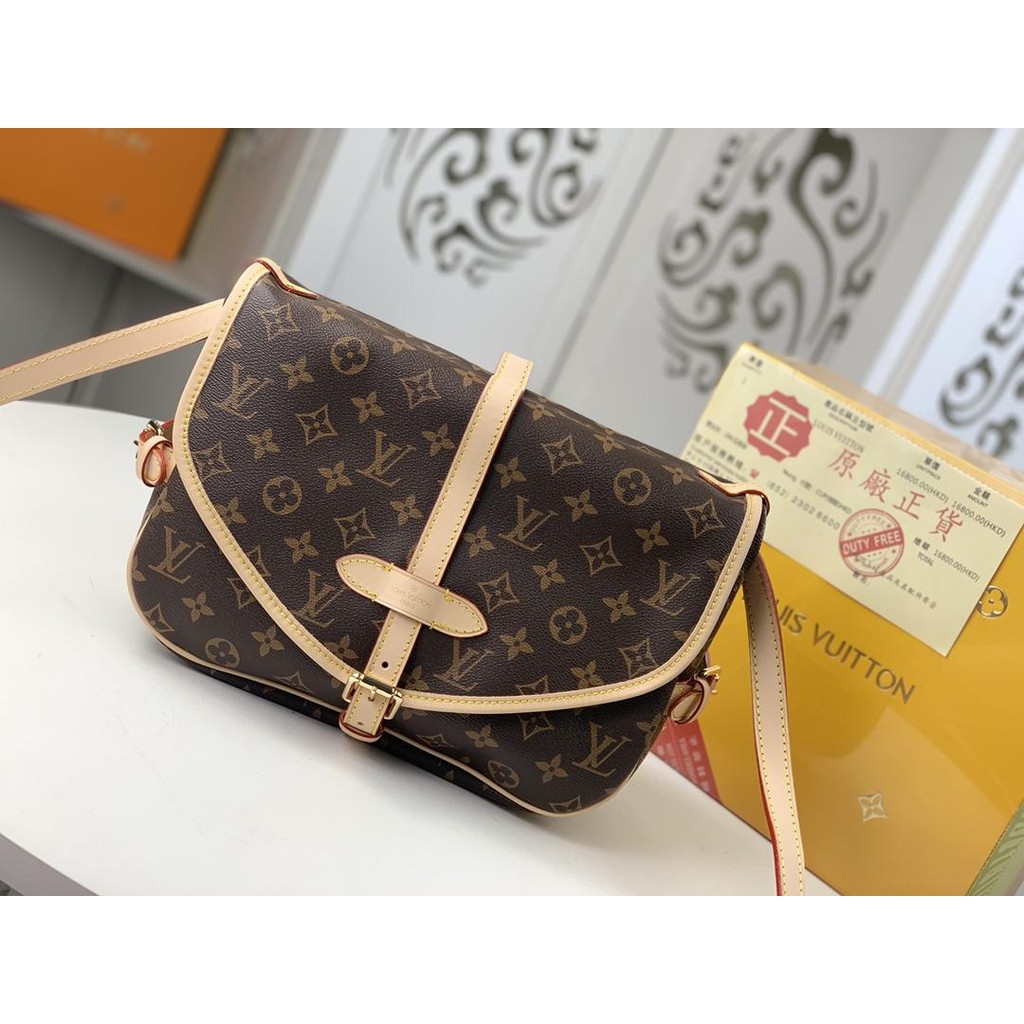 Louis Vuitton LV handbag Saumur medium crossbody bag M40710 single shoulder crossbody bag ...