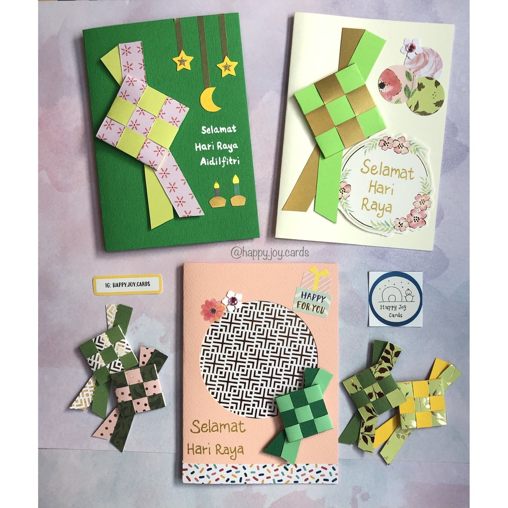 Handmade Hari Raya Cards Shopee Singapore