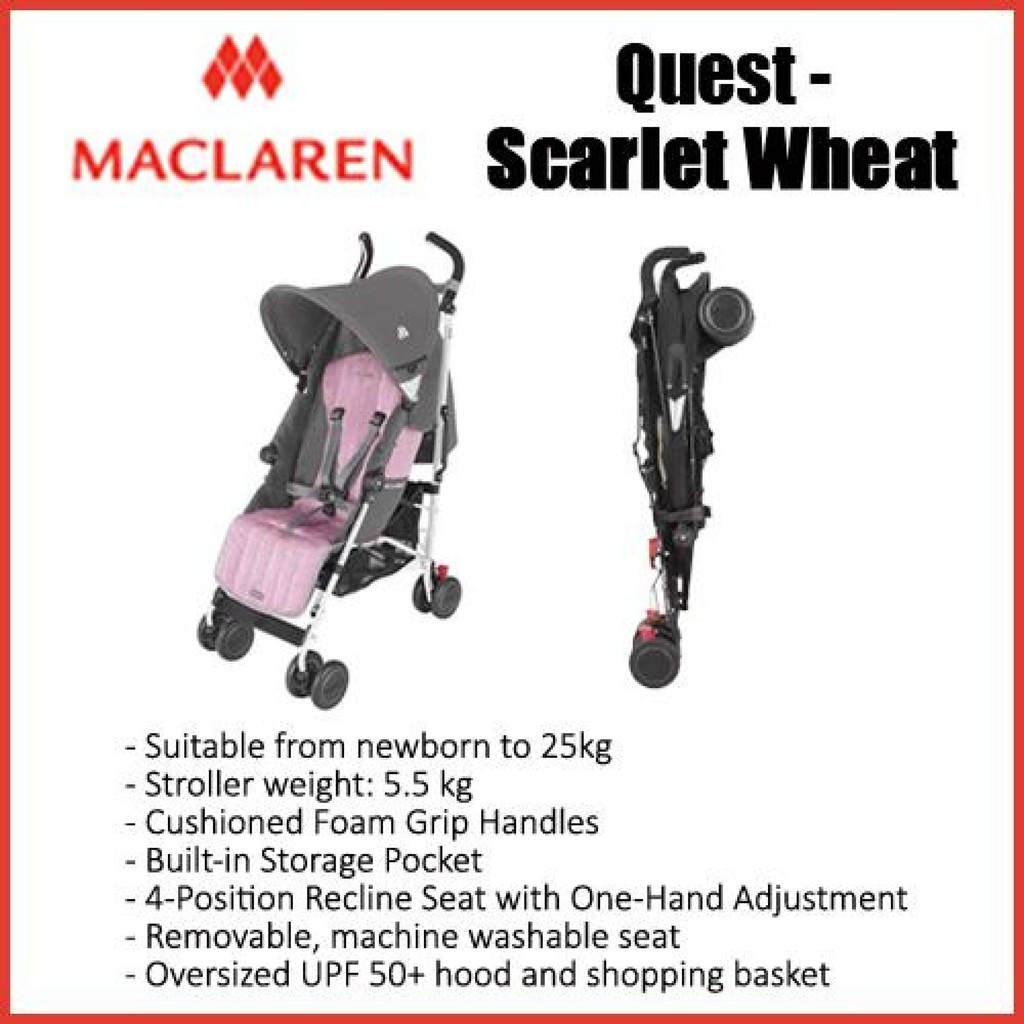 maclaren quest weight