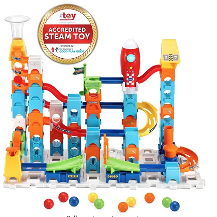 VTECH Marble Rush Launchpad Set, Multicolor PINKFONG Authentic