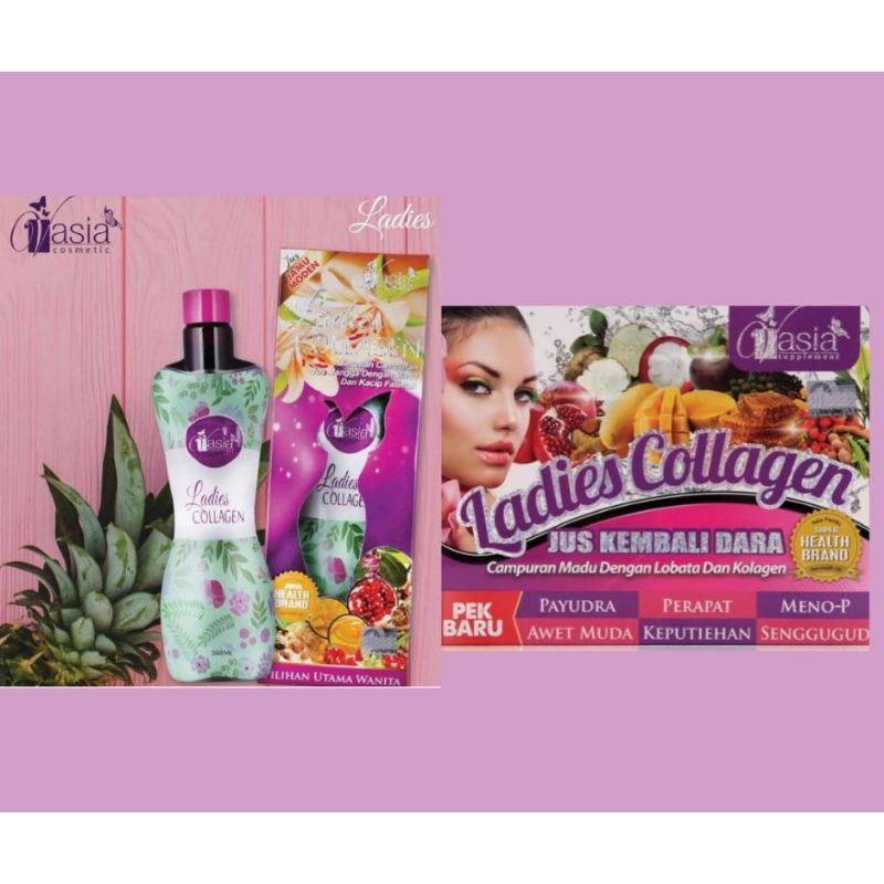 Vasia Ladies Collagen Botol Sachet Original Hq Shopee Singapore