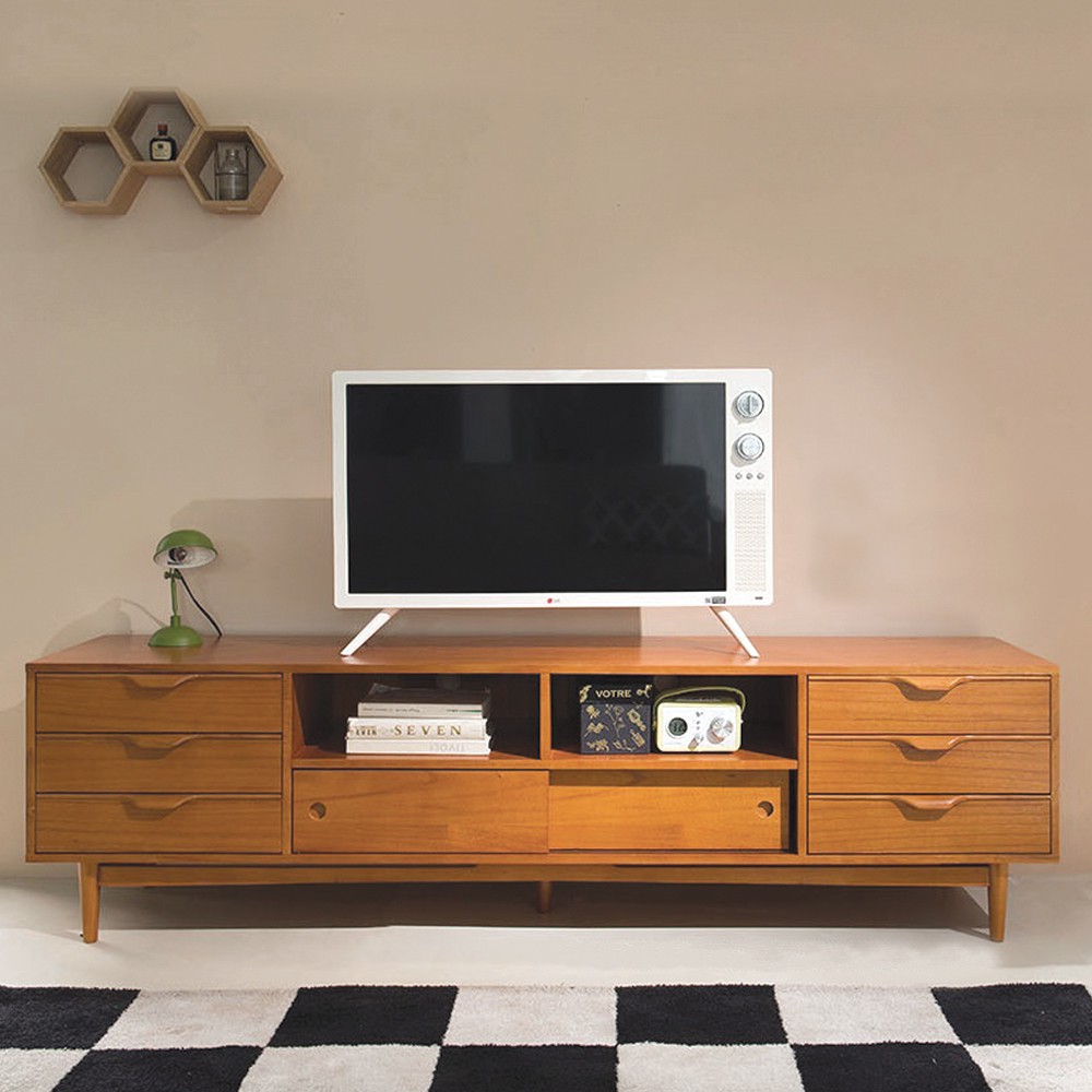 Vintage Danish Tv Cabinet 6 Drawers Shopee Singapore