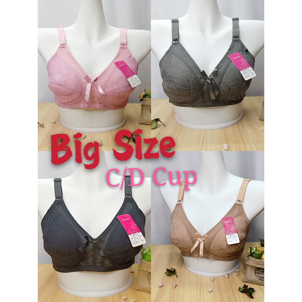 Ready Stock Ready Stock Baju Dalam Wanita 36 46cd Big Size Full Cup Coverage Non Wired Bra Soft Wireless Seamle Shopee Singapore
