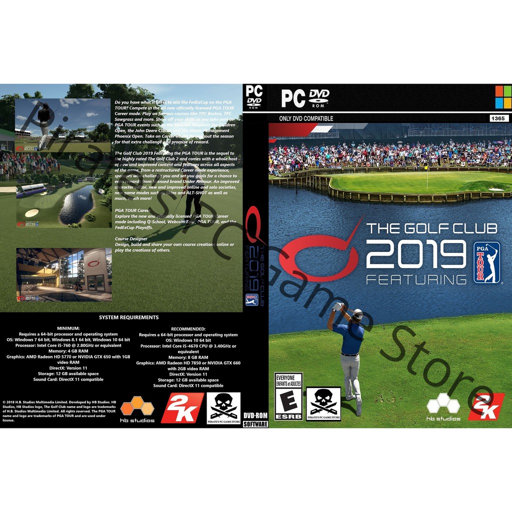 Pc The Golf Club 19 Featuring Pga Tour Shopee Singapore