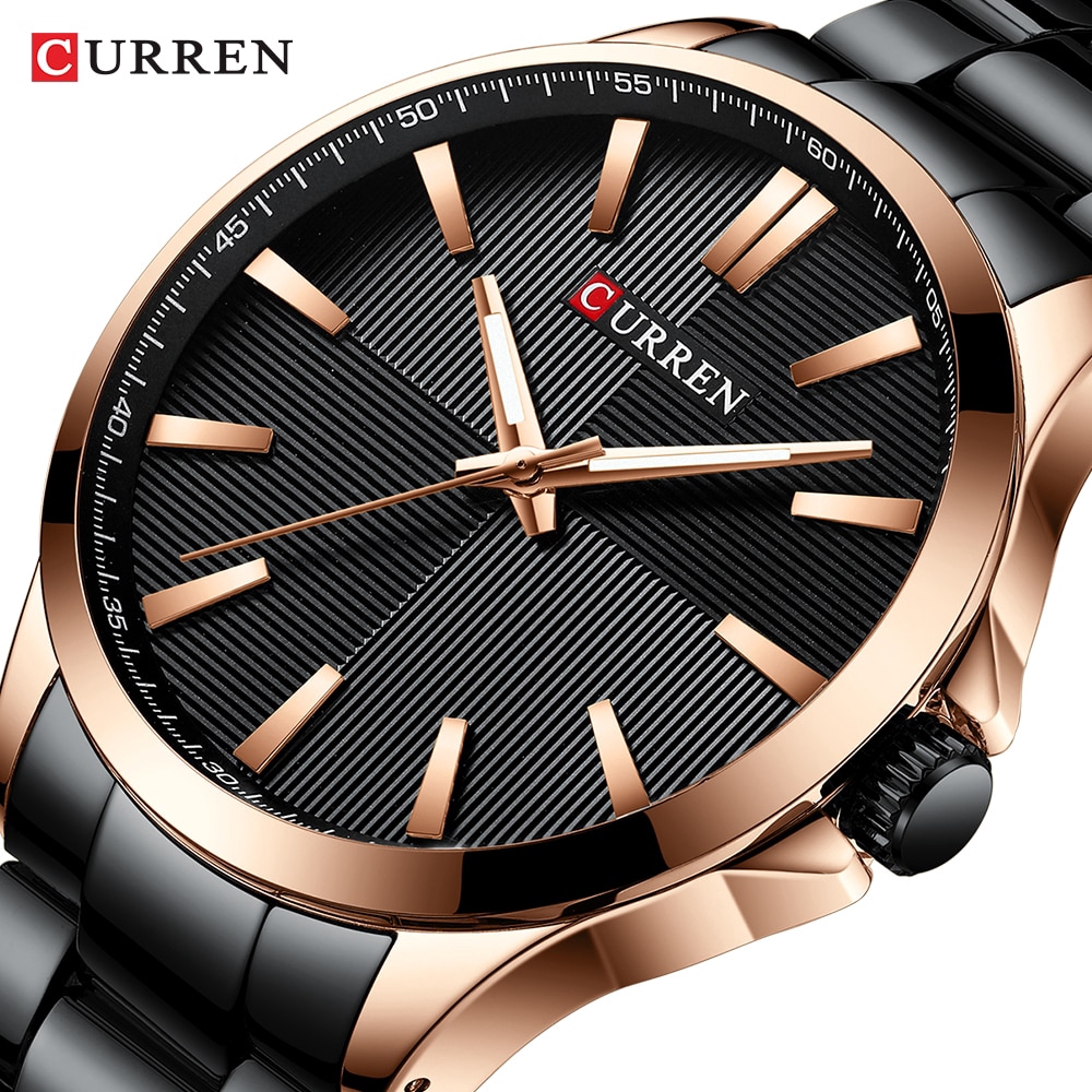 curren watches stainless steel