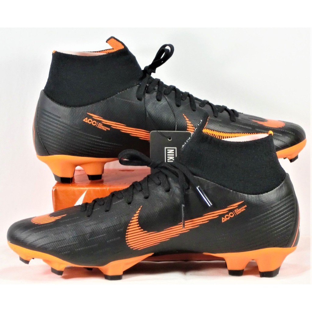 nike white and orange soccer cleats