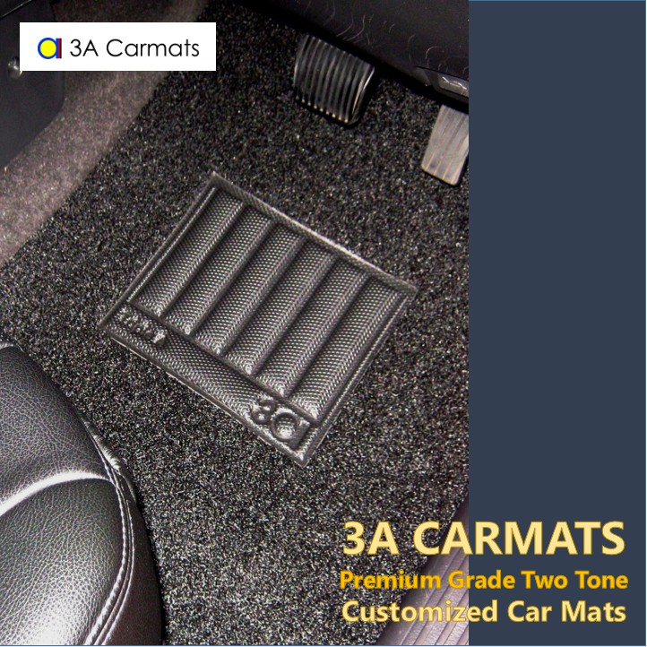 3a Carmats Premium Two Tone Customized Car Mats For Saloon Suv