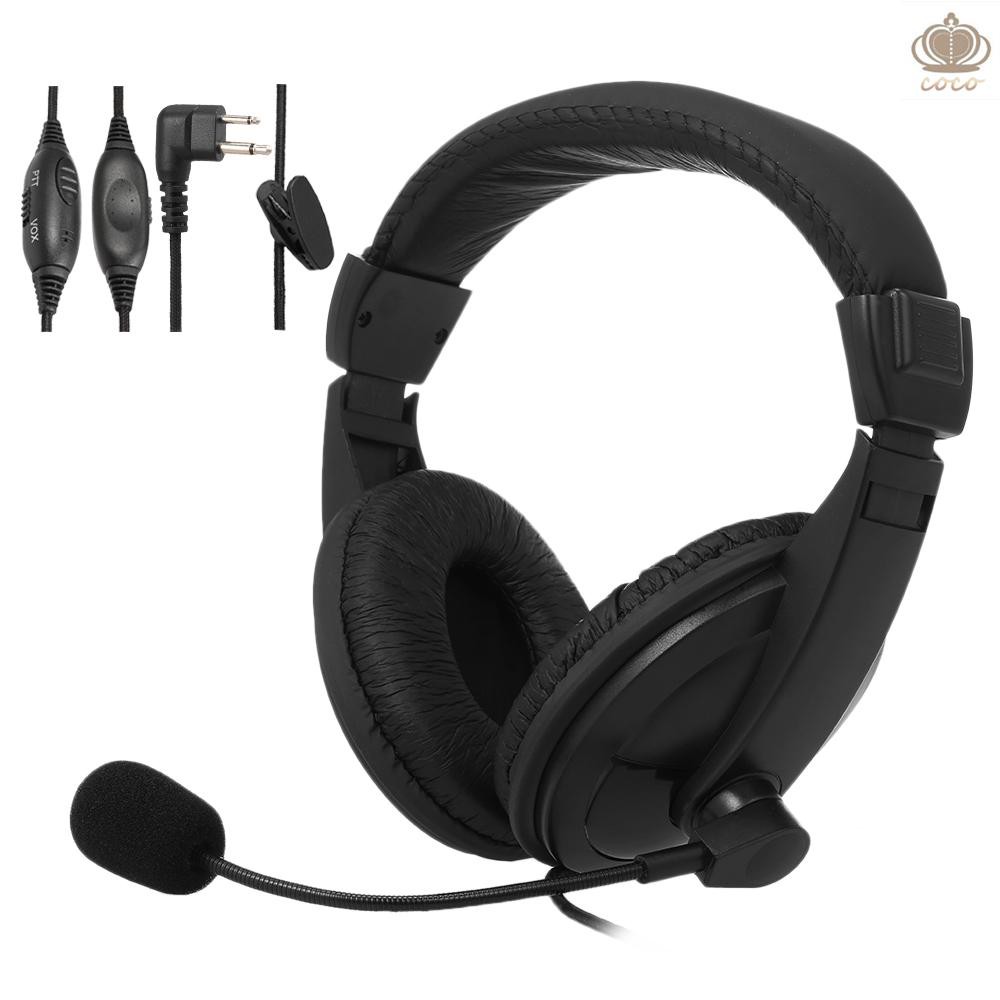 noise cancelling two way radio headset
