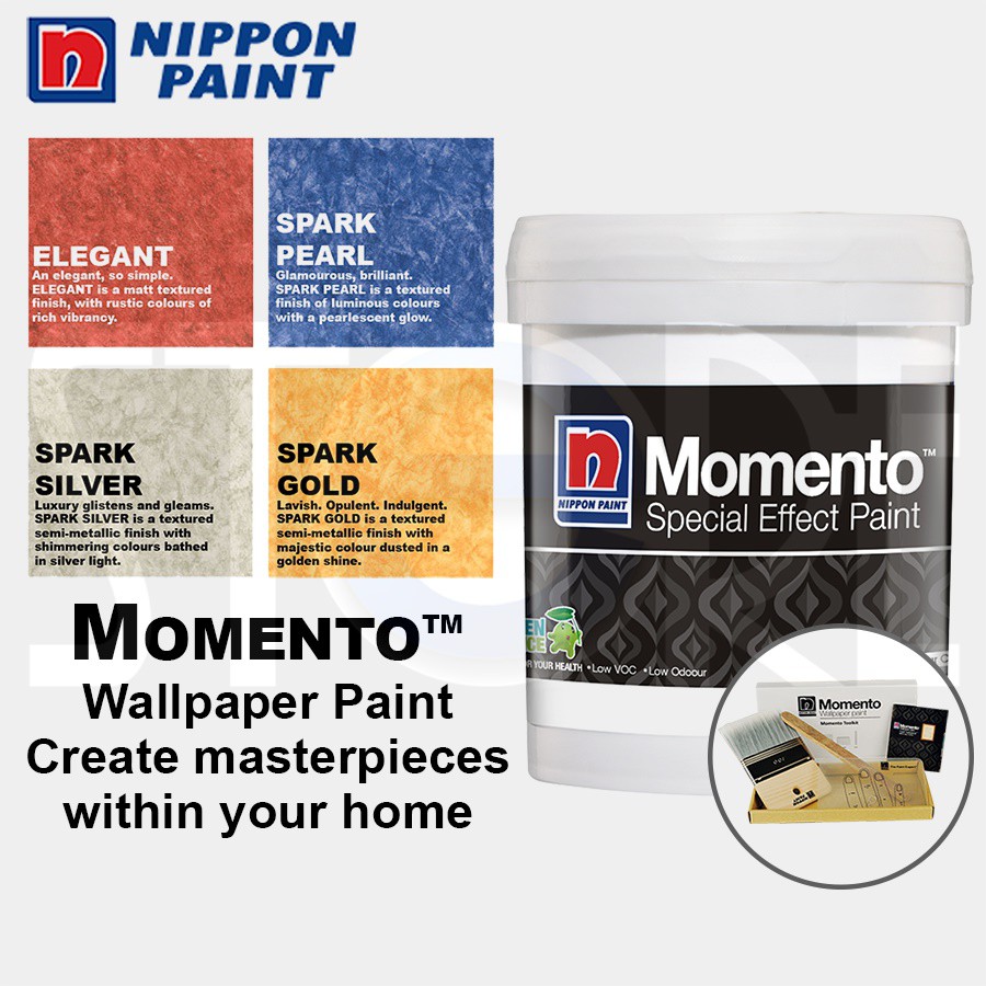 Nippon Momento Special Effect Paint 1 Litre Set Elegant (ME