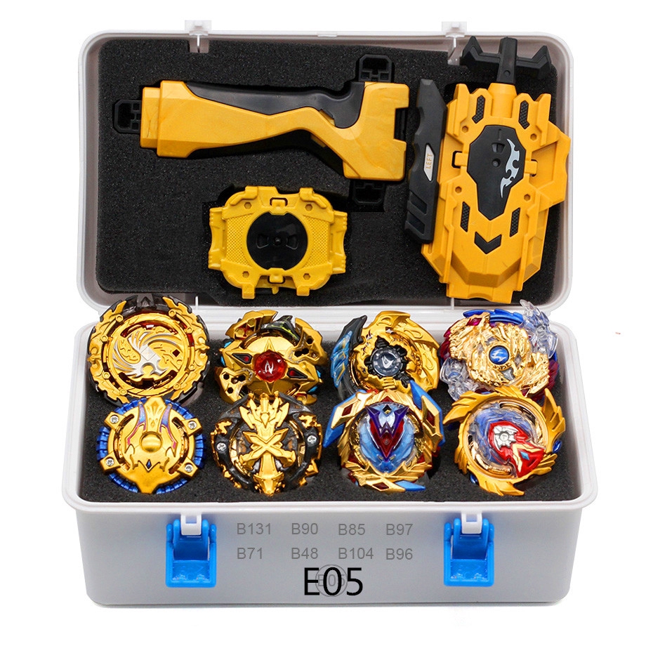 free shipping and return 4D Beyblade Burst Metal Set B Fusion W 4 ...