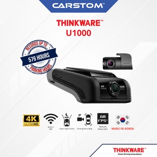 Thinkware U1000 2ch Car Dashcam 64gb Sd 4k Uhd Front 2k Rear Cam Wifi App Super Night Vision Sony Sensor Parking Mode Shopee Singapore