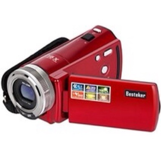 (SG shop) Besteker camcorder Full HD 1080P 30FPS digital video camera - dv-108 red