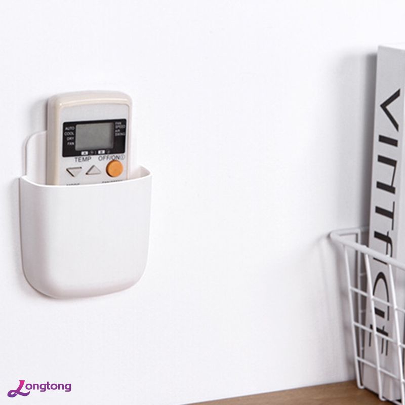 Longtong Free Punching Wall Suction Hanging Remote Control Storage