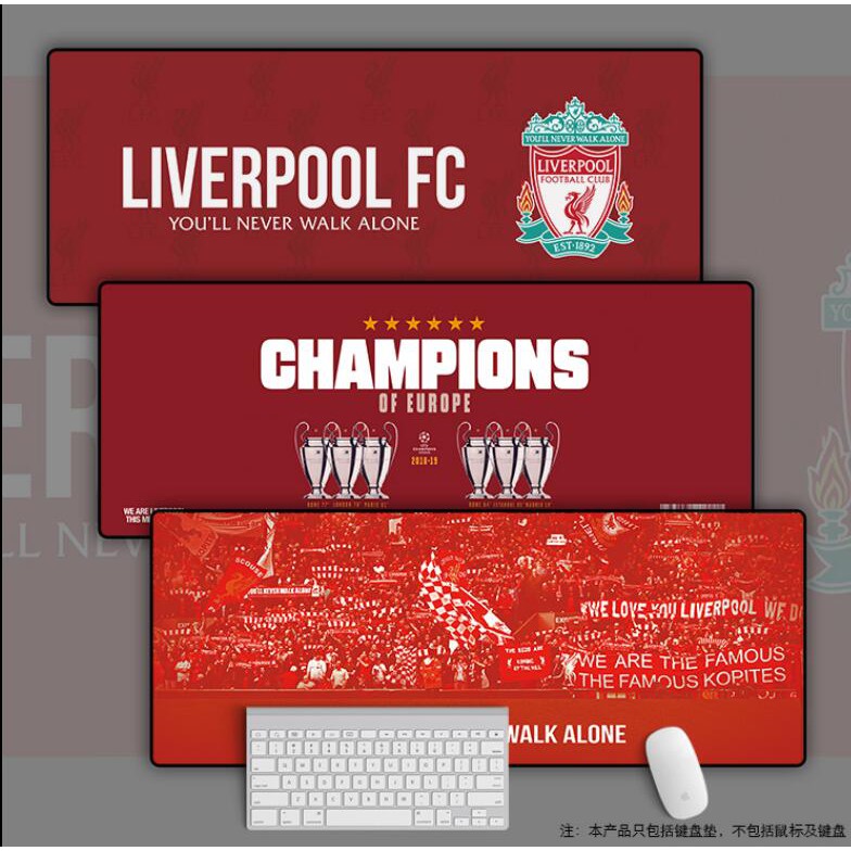 Six Time Champions of Europe Liverpool FC Mouse Pad LFC Mousepad