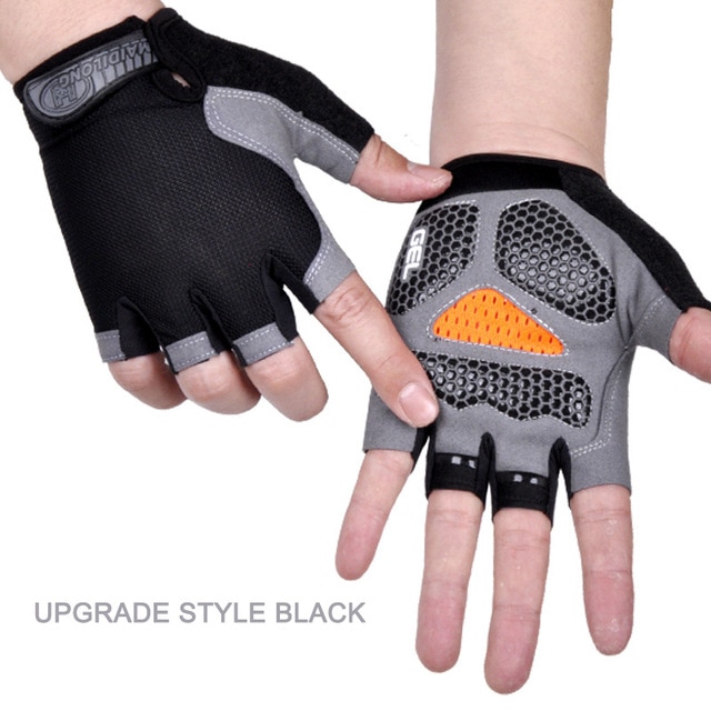 Reinalin Cycling Gloves Mountain Road Bike Gloves Half Finger Bicycle Gloves Shock-Absorbing Anti-Slip Breathable MTB Road Biking Gloves for Men/Women 