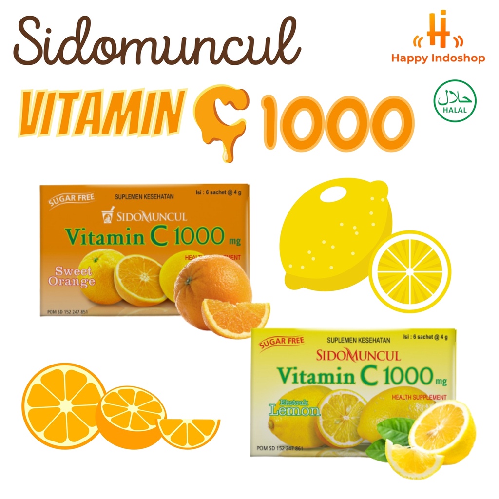 Ot Sidomuncul Vitamin C 1000mg Shopee Singapore