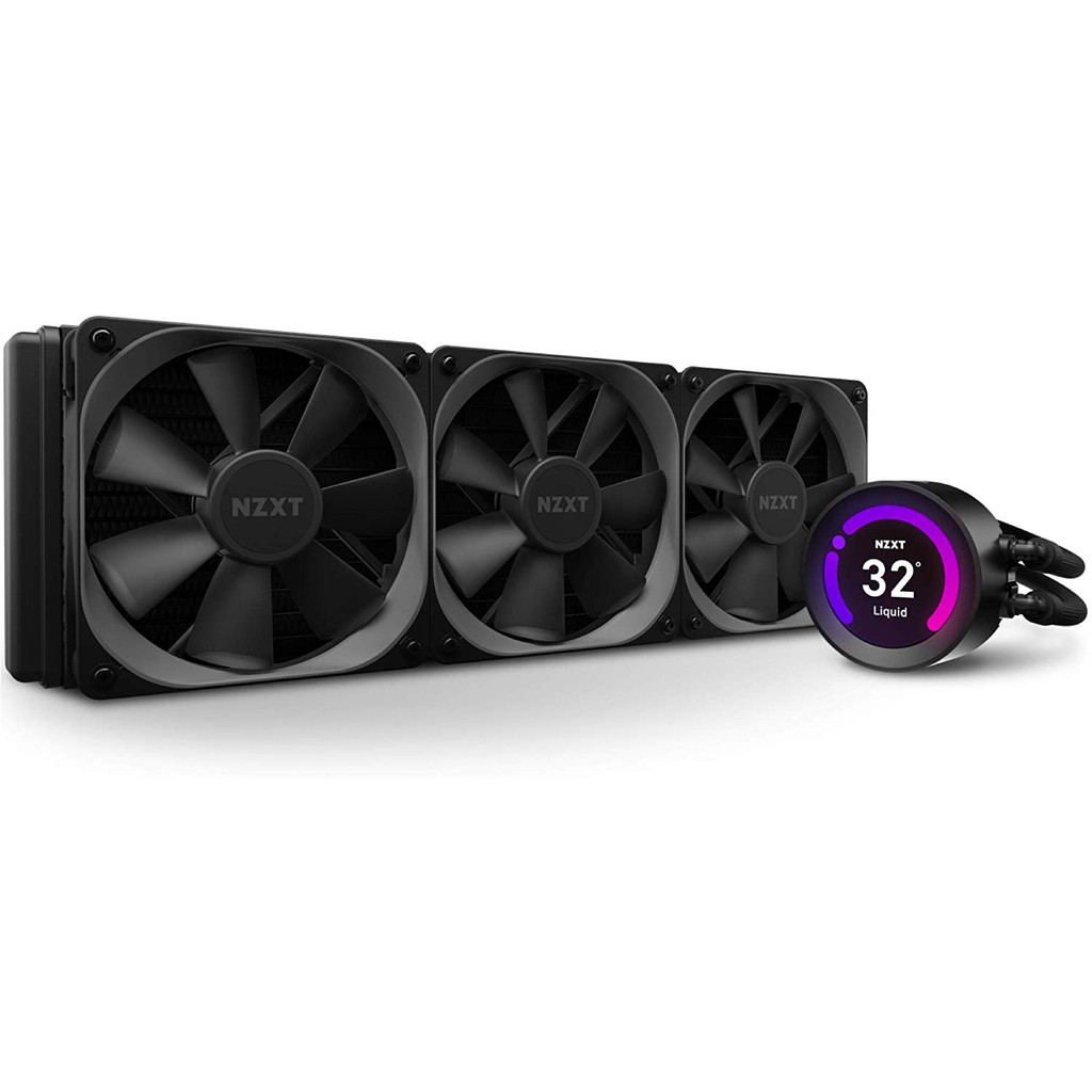 Nzxt Kraken Z73 360mm Aio Rgb Cpu Liquid Cooler Customizable Lcd Display Aer P 1mm Radiator Fans 3 Included Shopee Singapore