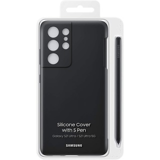 Official Samsung Galaxy S21 Ultra 5G Silicone Case with S-Pen Bundle