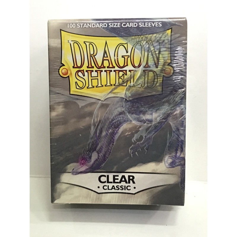 Dragon Shield 100 Standard Size Card Sleeves (CLEAR CLASSIC) Shopee Singapore