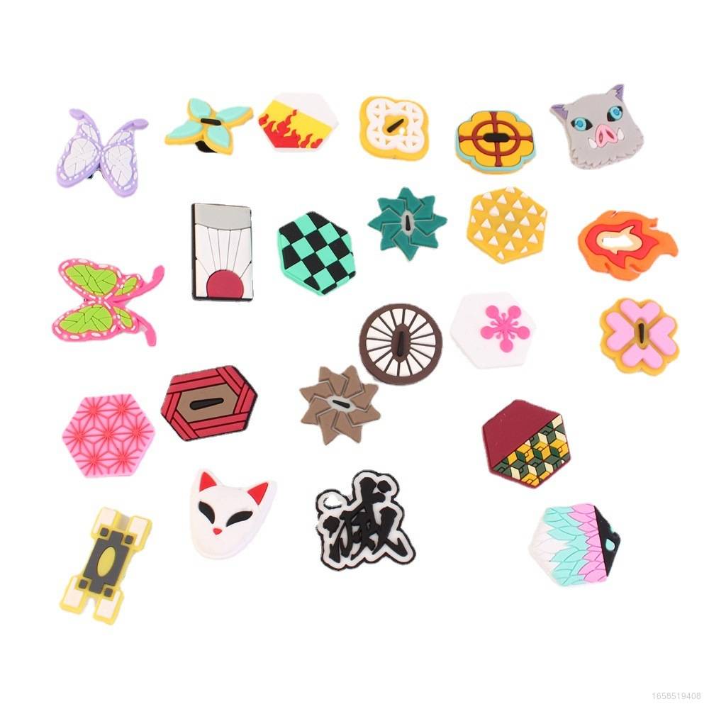 BH3 Demon Slayer Croc Shoes Charms Pins Jibbitz for Crocs Anime