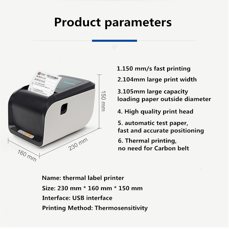 parcel delivery without printer