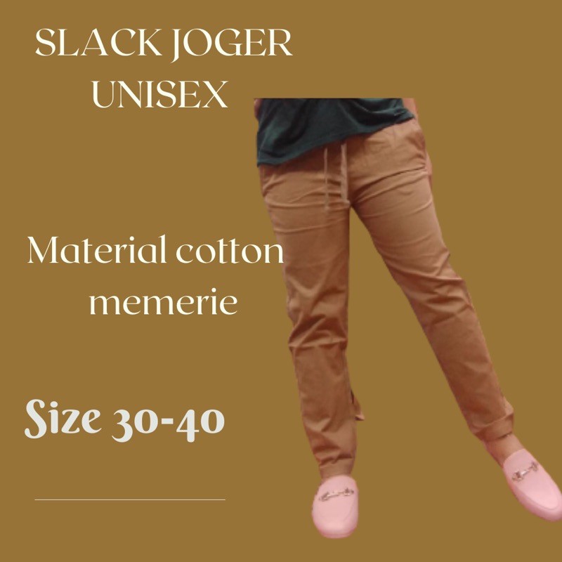 Shop Malaysia Slack Unsex Material Cotton Shopee Singapore