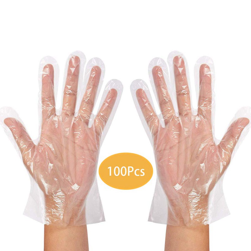 Transparent Plastic Disposable Gloves One Off Bbq Cooking Gloves For Household Bathroom Sanitary Gloves For Cooking Cleaning Shopee Singapore