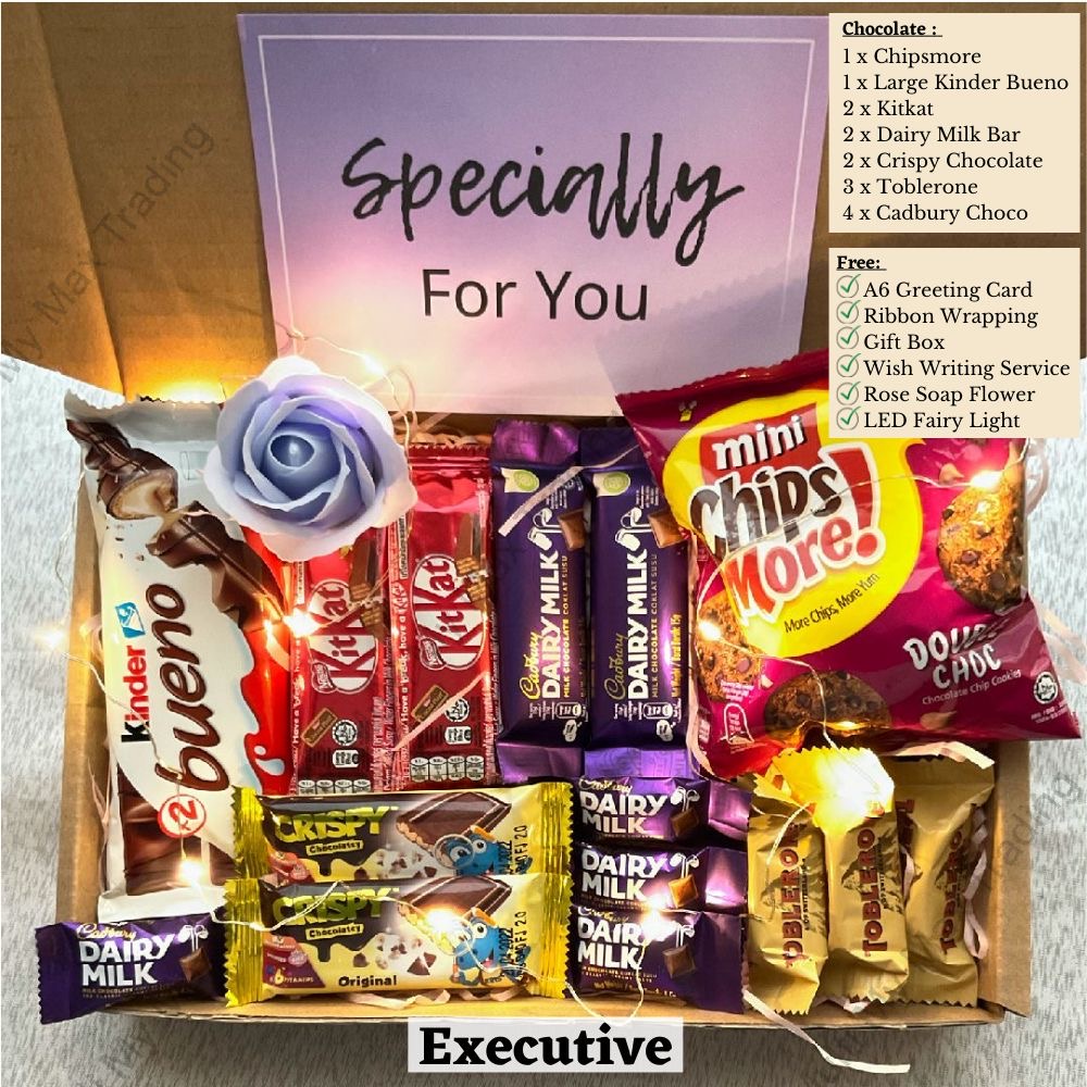 Shop Malaysia Surprise Box Chocolate Box Gift Box Birthday Hari Raya Anniversary Graduation Sorry Present Valentine Gift Ratchet Set Shopee Singapore