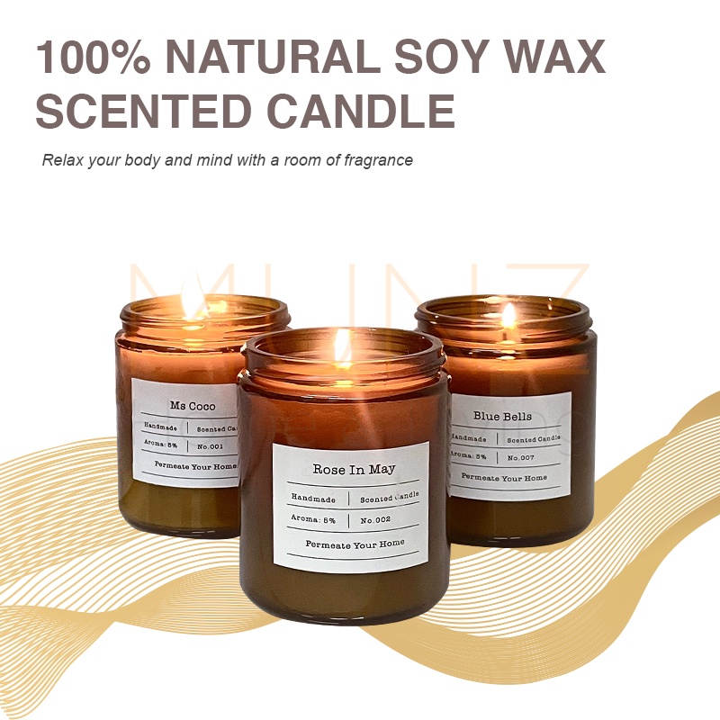 Handmade Scented Candles Home Fragrance ( 380 g) | Shopee Singapore