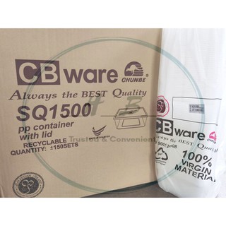 Shop Malaysia Ready Stock Sq 1 Square Disposable Plastic Food Container 50sets Sq1 Shopee Singapore