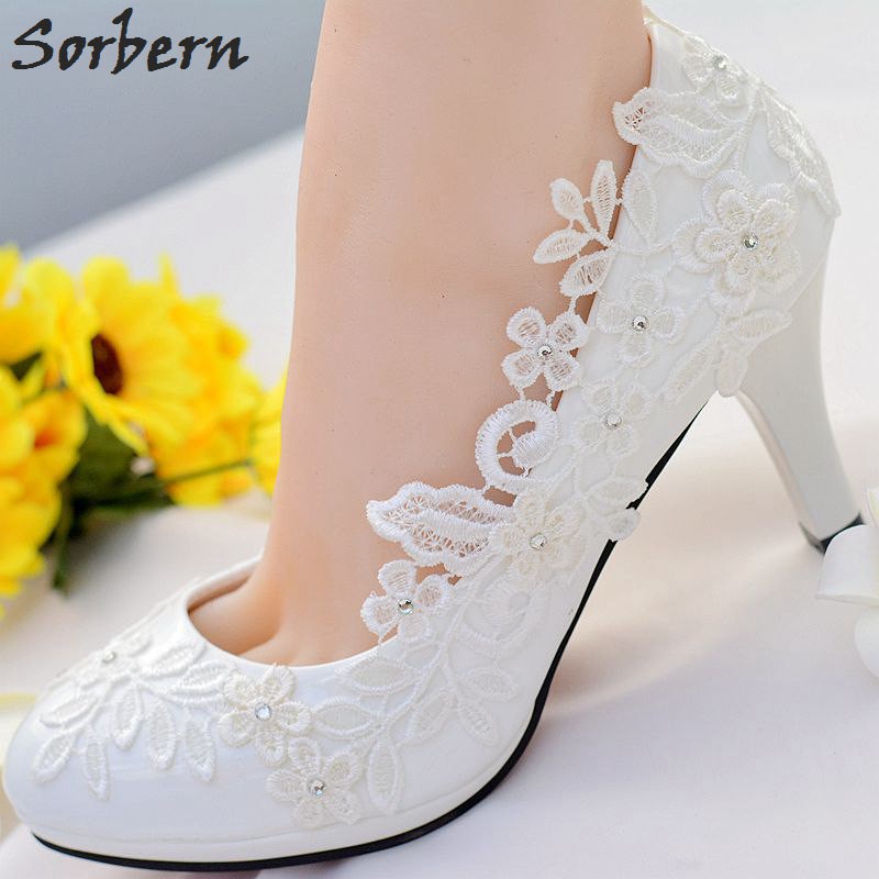 round toe bridal shoes