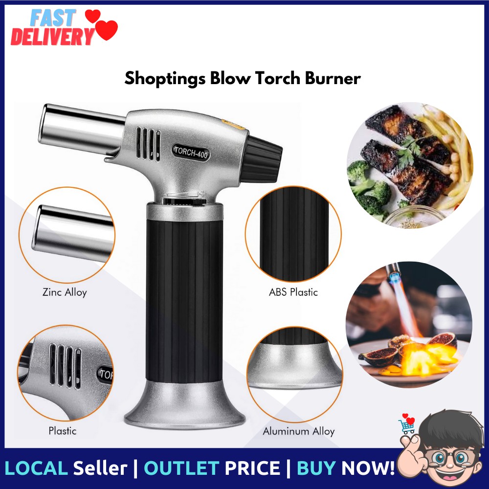 Creme Brulee Culinary Butane Torch Burner, Shoptings Professional ...