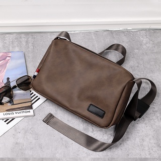 Summer Fashion Retro Messenger Bag Horizontal Style All-match Riding Frosted Soft Leather shoulder bag Sling Bag
