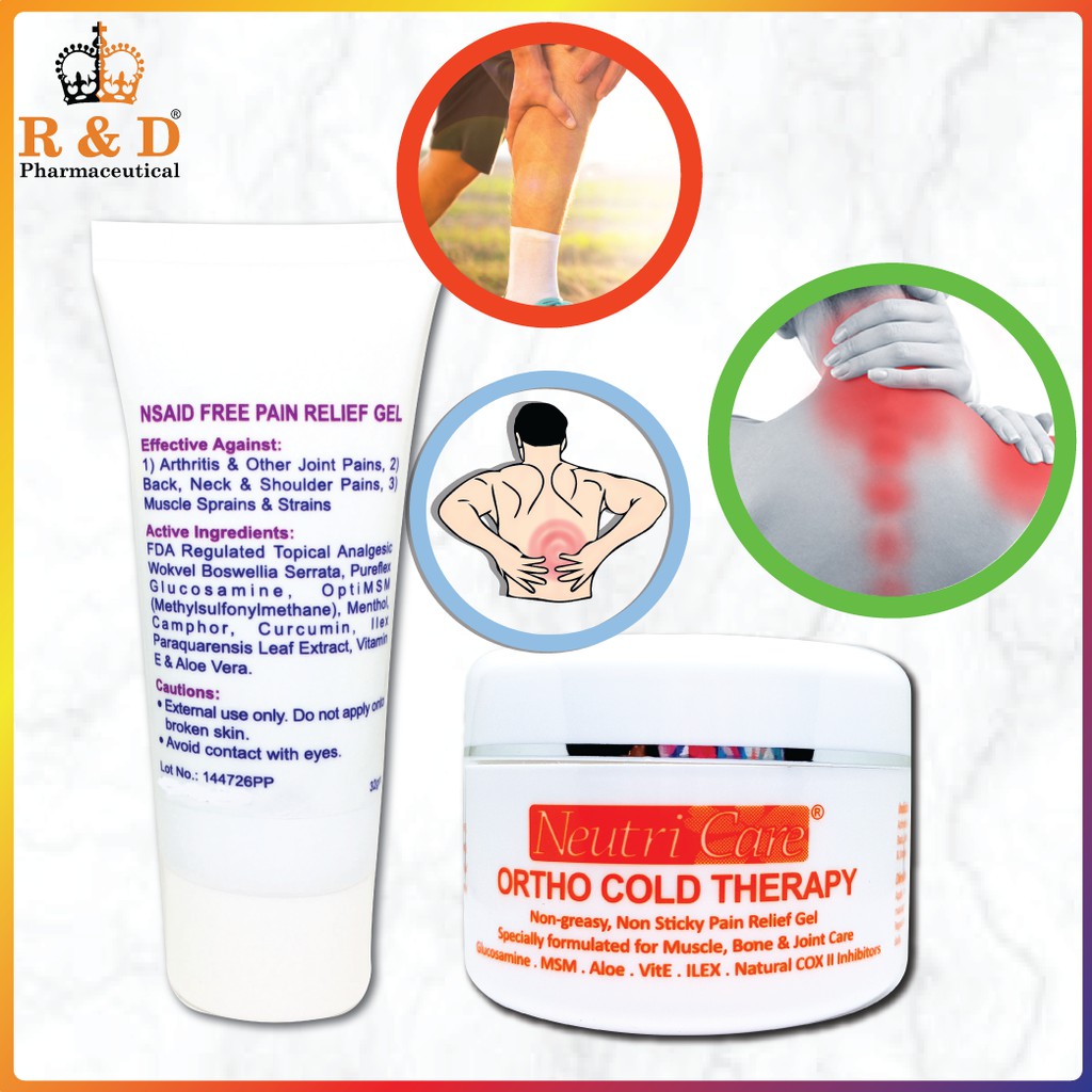 R & D NSAIDs Free Pain Relief Gel Shopee Singapore