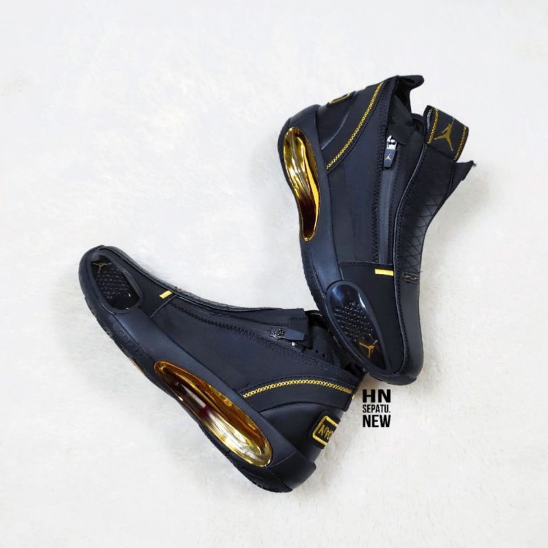 Air Jordan 34 Se Zipper Black Metallic Gold Jordan Xxxiv Shopee Singapore