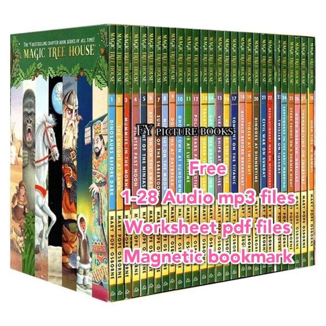 Magic Tree House 1 28 Books Boxed Set Shopee Singapore