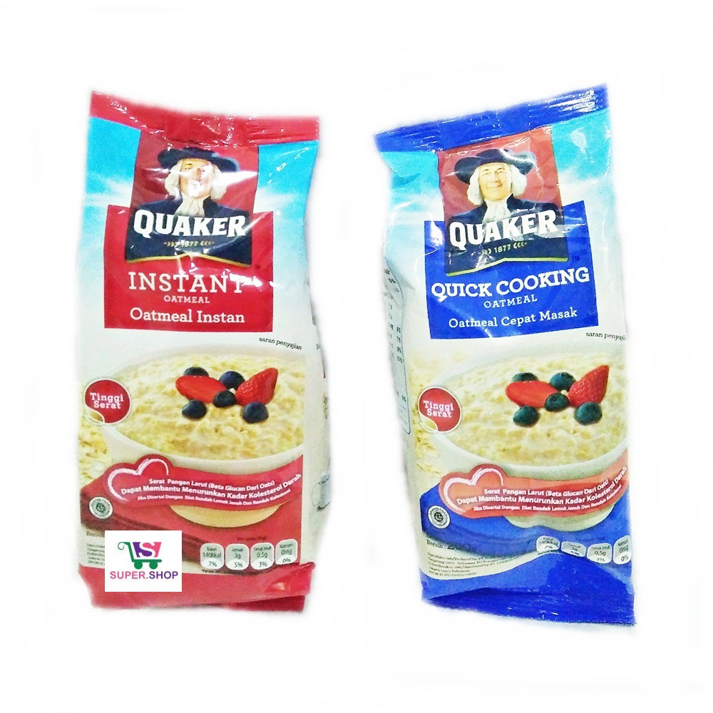 Quaker Instant Quick Cooking Oatmeal 200 Gram Singapore