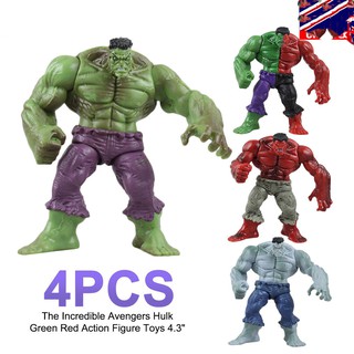 red hulk and green hulk toys