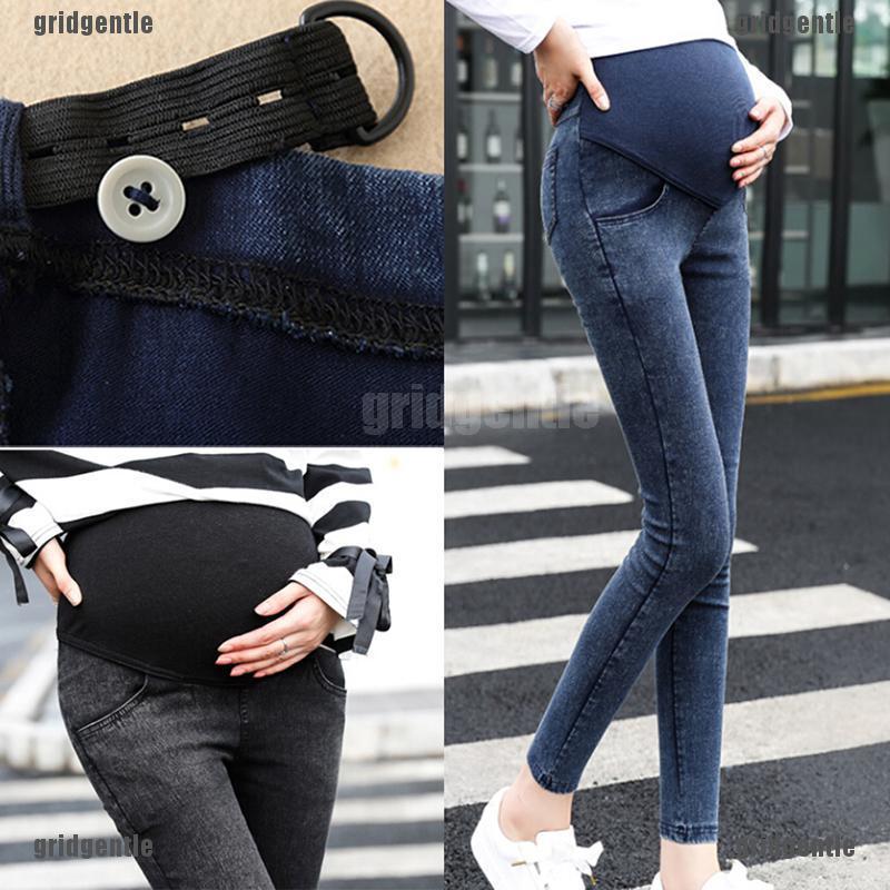 Pregnant Women Pants Slim Skiny Jeans Casual Trouser Maternity Jea ZH ...