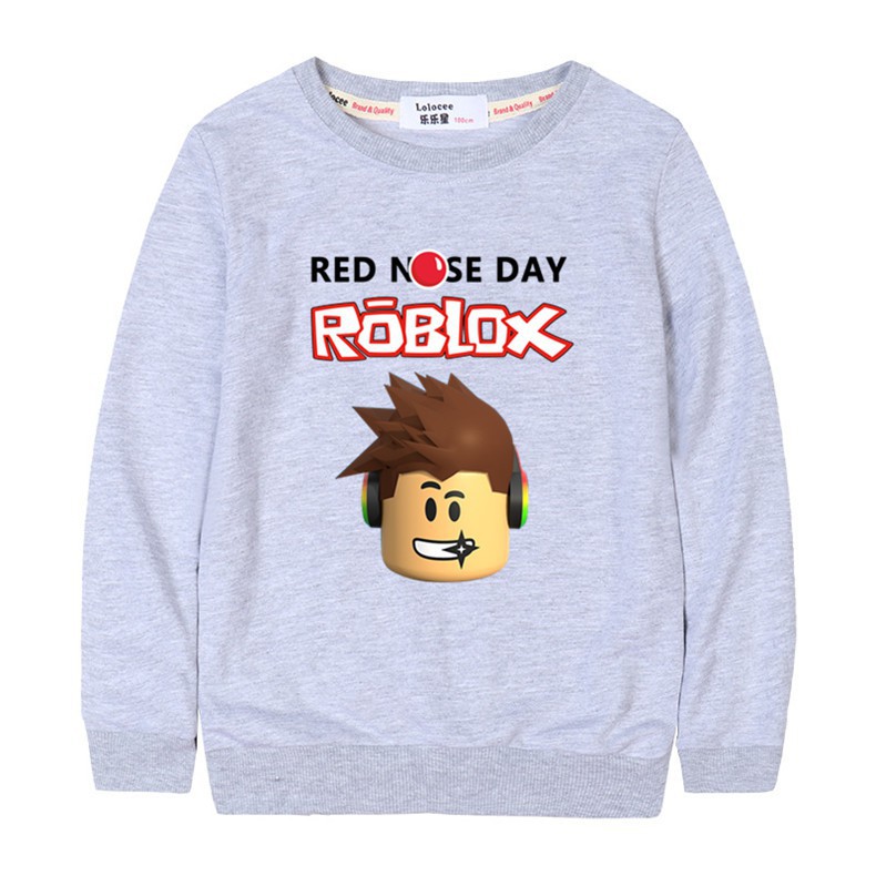 Roblox Game Girls Boys Pullover Sweatshirt Cotton Long Sleeve Top Shopee Singapore - sophias robloxs merch roblox logo at cotton cart