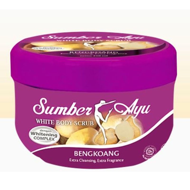 Sumber Ayu White Body Scrub Susu Bunga Bengkoang Lulur Badan Putih 250ml Shopee Singapore