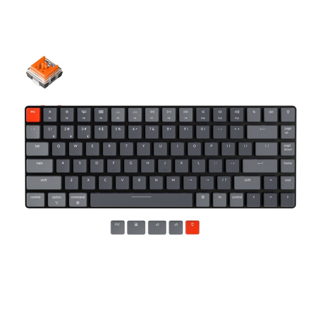 Keychron K3 Optical RGB Backlight Orange Switch keyboard KEYCHRON-K3E6 ...