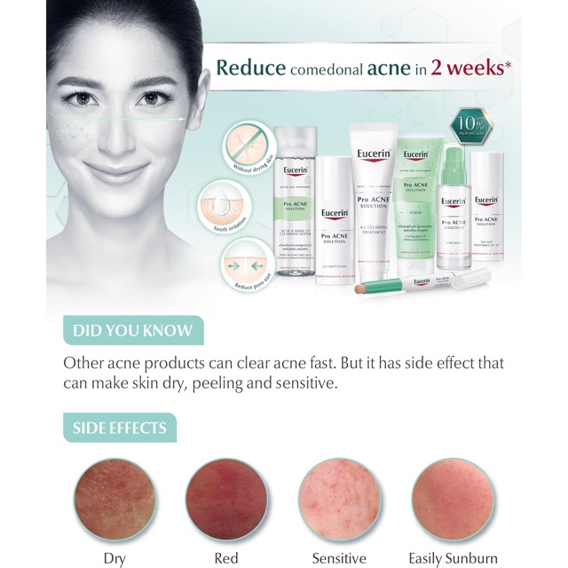 eucerin acne products