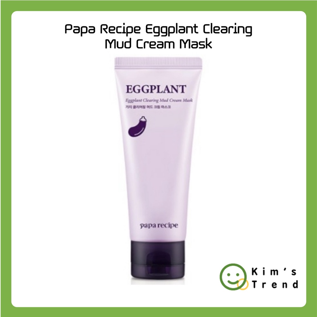[Papa Recipe] Eggplant Clearing Mud Cream Mask (100ml) Facial Mask Pack