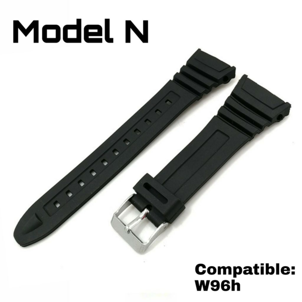 Casio Watch Strap Band Replacement W96h Shopee Singapore
