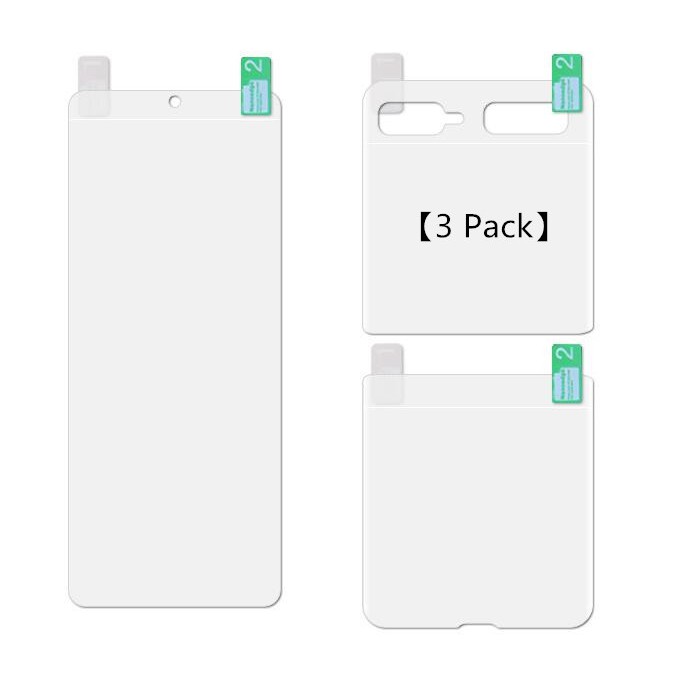 [3 Pack]Samsung Galaxy Z Flip Screen Protector HD Clear ...