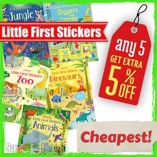 [CLEARANCE] USBORNE Little First Stickers Books [SG Seller. READY STOCK] Age 3+