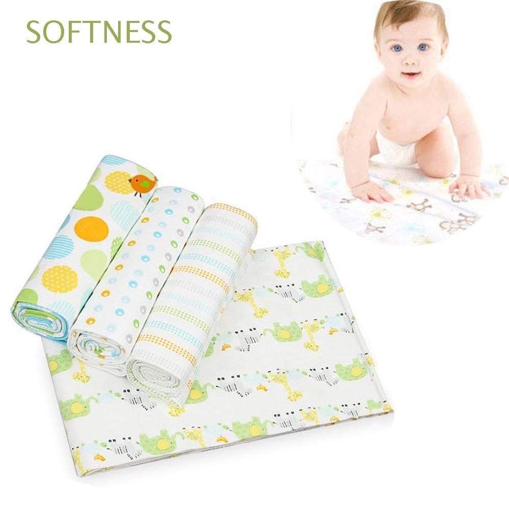 4pcs Pack Crib Muslin Wrap Sleeping Sheet Infant Swaddling Baby