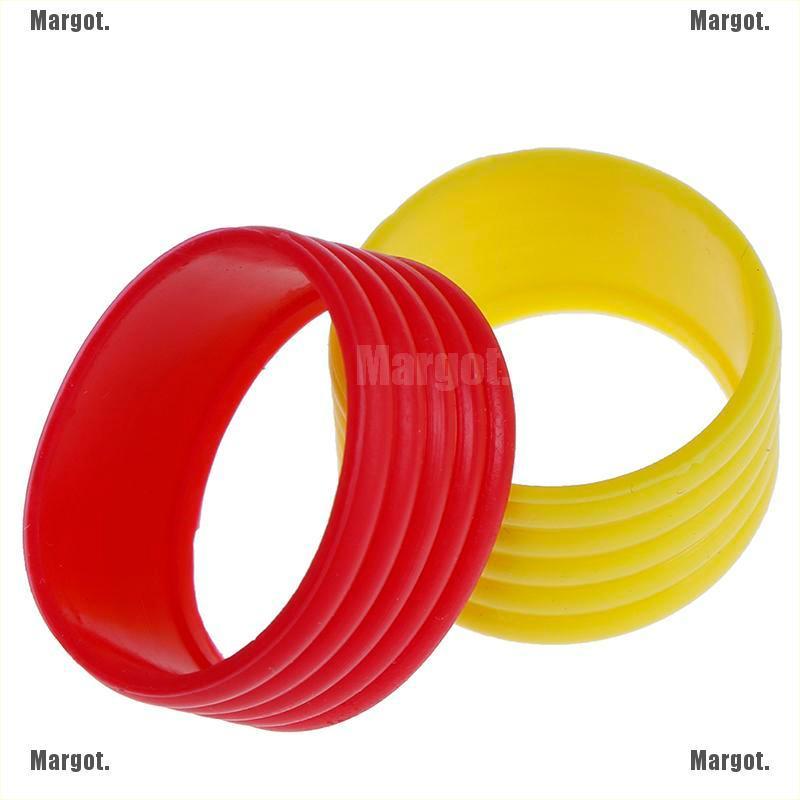 [Margot] 4pcs Tennis Racket Rubber Ring Grip Stretchable Stretchy Handle Rubber Ring